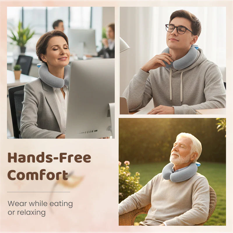 💆‍♀️🔥❄️ U-vormige Nek Warmwaterkruik – Ergonomische Steun, Koud/Warm Dubbelgebruik & Handvrij Comfort! - Image 3