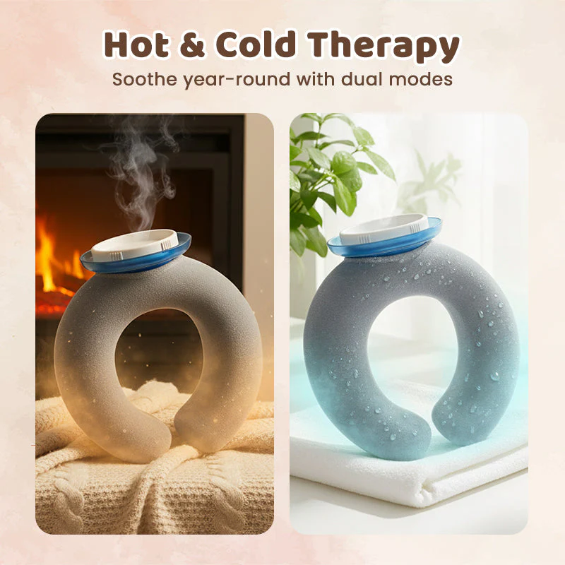 💆‍♀️🔥❄️ U-vormige Nek Warmwaterkruik – Ergonomische Steun, Koud/Warm Dubbelgebruik & Handvrij Comfort! - Image 7