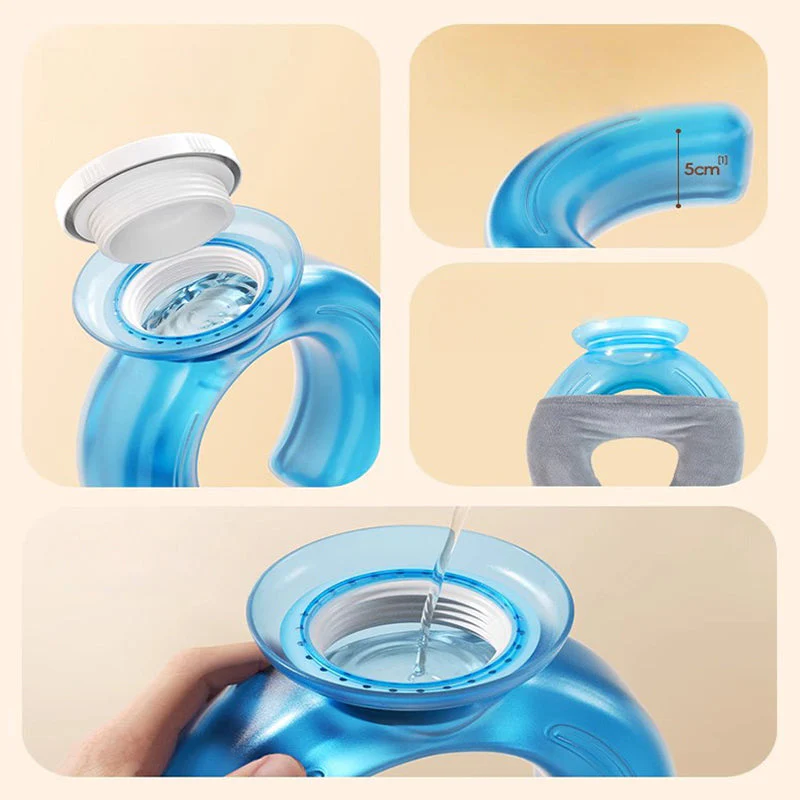 💆‍♀️🔥❄️ U-vormige Nek Warmwaterkruik – Ergonomische Steun, Koud/Warm Dubbelgebruik & Handvrij Comfort! - Image 8