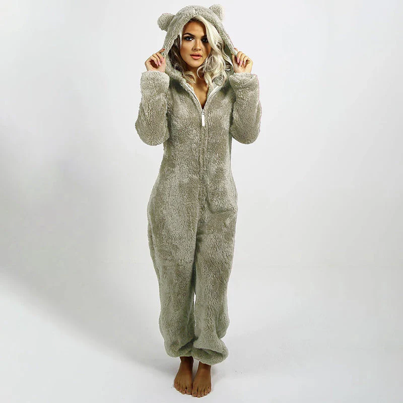 ✨🦊 Ultra-Soft Hooded Onesie voor Lounging – Pluche Stof, Speelontwerp & Comfortabele Pasvorm (Thuis Relaxen Must-Have!) - Image 11