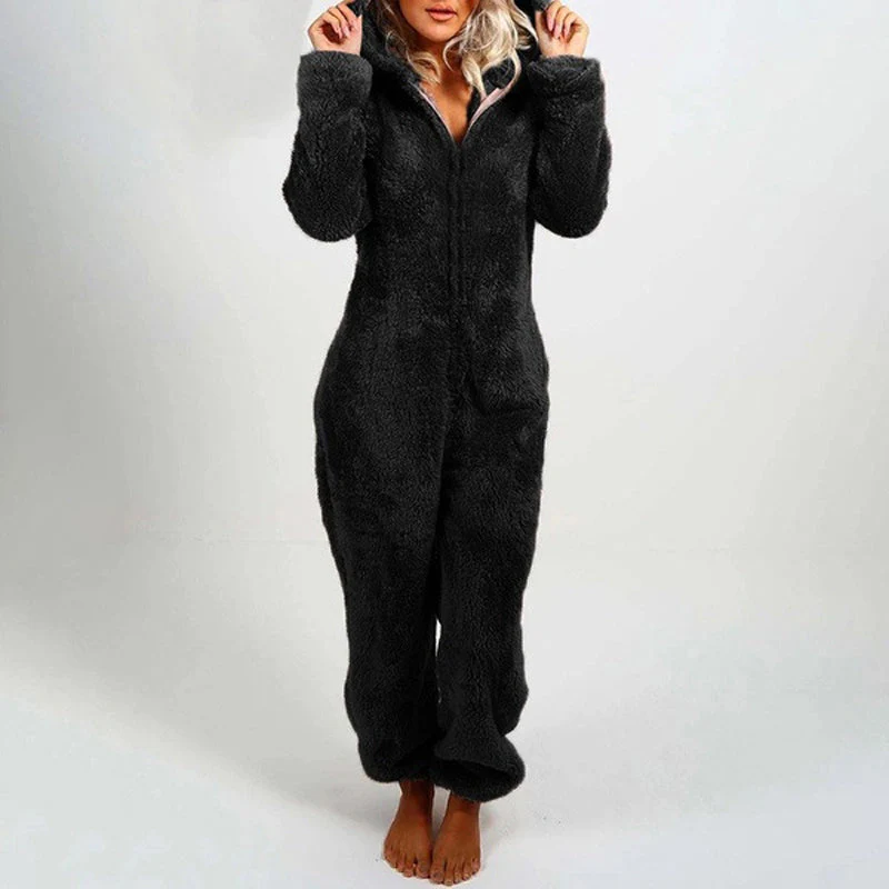 ✨🦊 Ultra-Soft Hooded Onesie voor Lounging – Pluche Stof, Speelontwerp & Comfortabele Pasvorm (Thuis Relaxen Must-Have!) - Image 3
