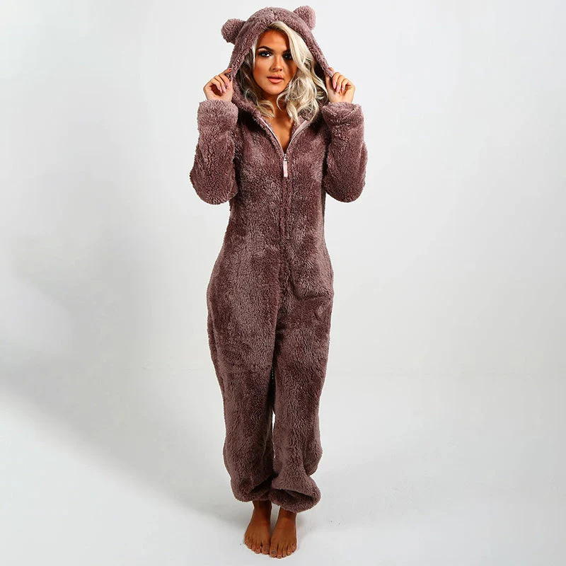 ✨🦊 Ultra-Soft Hooded Onesie voor Lounging – Pluche Stof, Speelontwerp & Comfortabele Pasvorm (Thuis Relaxen Must-Have!) - Image 6