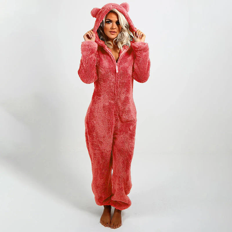 ✨🦊 Ultra-Soft Hooded Onesie voor Lounging – Pluche Stof, Speelontwerp & Comfortabele Pasvorm (Thuis Relaxen Must-Have!) - Image 9