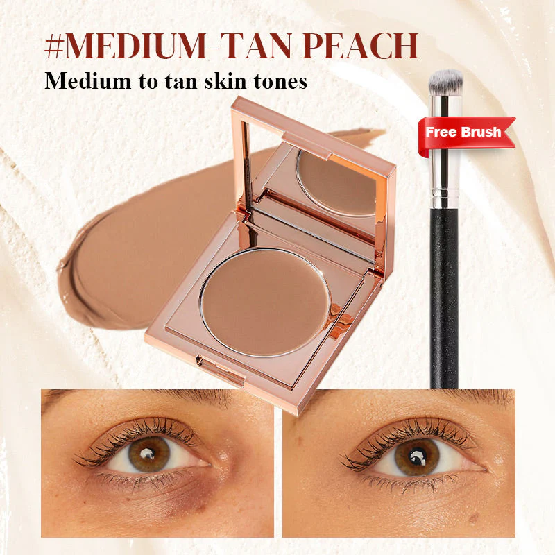 ✨ Oog Contour Corrector Concealer – Directe Donkere Kringen Verberging, Hydraterend & Waterdicht (Gratis Concealer Kwast!) - Image 10