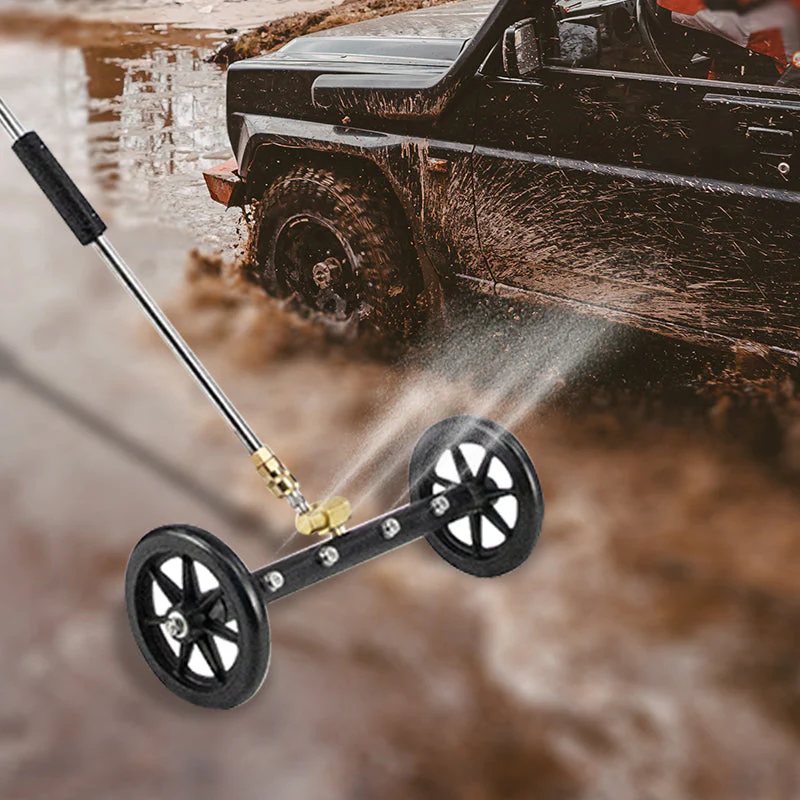 🌞Fris De Lente In Met 50% Korting!🚗 2-in-1 Onderstel Hogedrukreiniger Waterbezem – Efficiënt Reinigen van Auto-Onderstel & Terrassen - Image 2