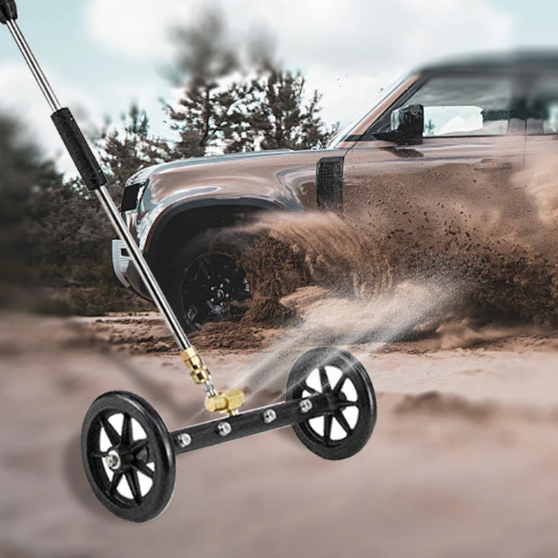 🌞Fris De Lente In Met 50% Korting!🚗 2-in-1 Onderstel Hogedrukreiniger Waterbezem – Efficiënt Reinigen van Auto-Onderstel & Terrassen - Image 3