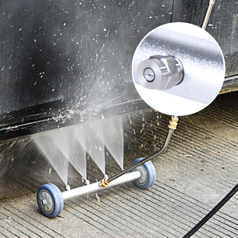 🌞Fris De Lente In Met 50% Korting!🚗 2-in-1 Onderstel Hogedrukreiniger Waterbezem – Efficiënt Reinigen van Auto-Onderstel & Terrassen - Image 4