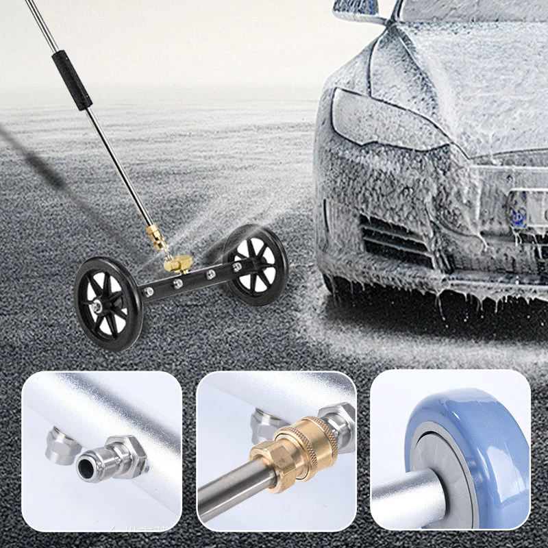 🌞Fris De Lente In Met 50% Korting!🚗 2-in-1 Onderstel Hogedrukreiniger Waterbezem – Efficiënt Reinigen van Auto-Onderstel & Terrassen - Image 6