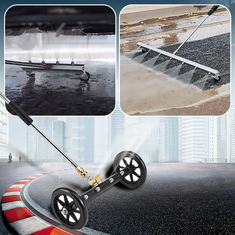🌞Fris De Lente In Met 50% Korting!🚗 2-in-1 Onderstel Hogedrukreiniger Waterbezem – Efficiënt Reinigen van Auto-Onderstel & Terrassen - Image 7