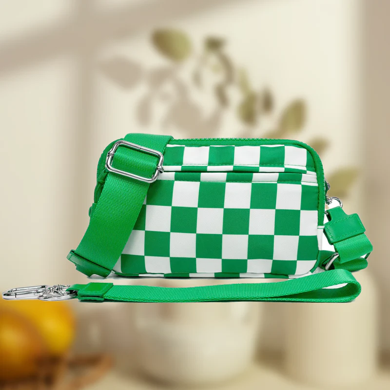 🌞Fris De Lente In Met 50% Korting!🎒 Unisex Geruite Heuptas – Veelzijdig te dragen als crossbody, heuptas of handtas - Image 11