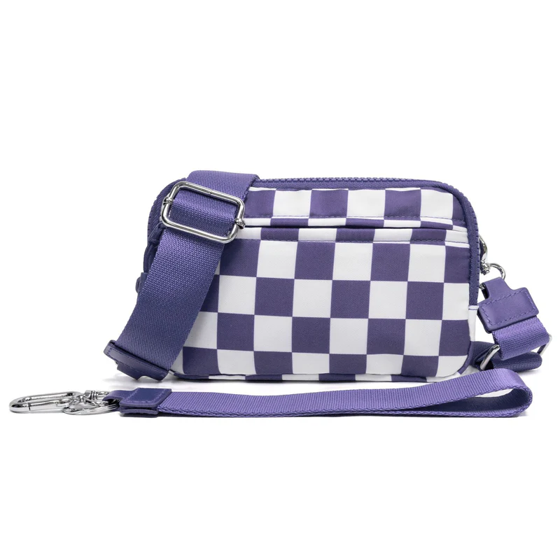 🌞Fris De Lente In Met 50% Korting!🎒 Unisex Geruite Heuptas – Veelzijdig te dragen als crossbody, heuptas of handtas - Image 14