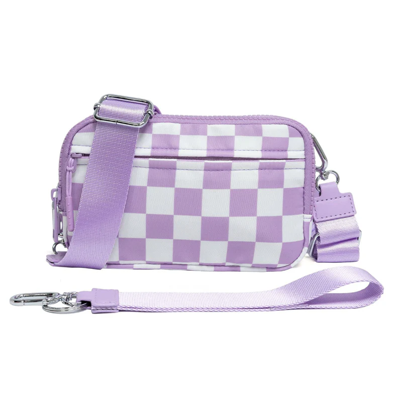 🌞Fris De Lente In Met 50% Korting!🎒 Unisex Geruite Heuptas – Veelzijdig te dragen als crossbody, heuptas of handtas - Image 18