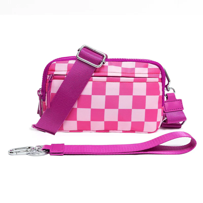 🌞Fris De Lente In Met 50% Korting!🎒 Unisex Geruite Heuptas – Veelzijdig te dragen als crossbody, heuptas of handtas - Image 20