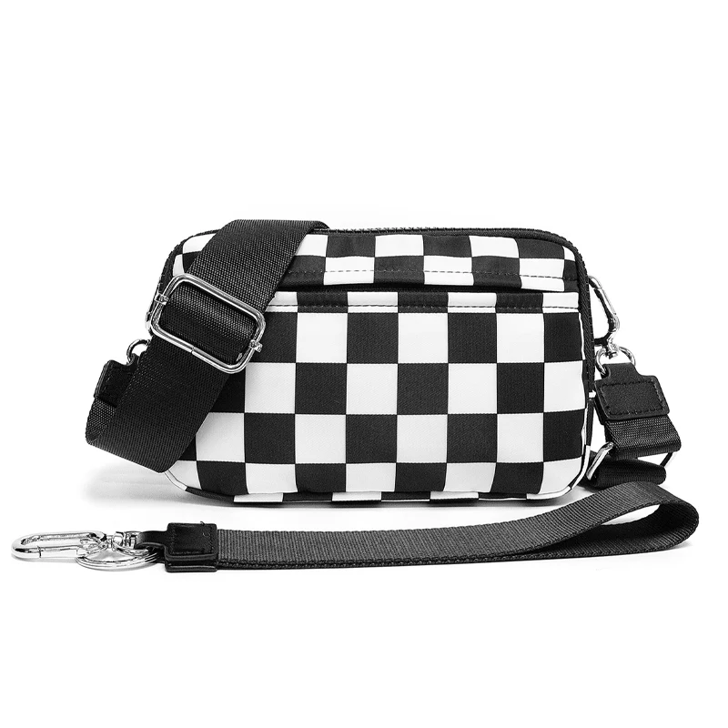 🌞Fris De Lente In Met 50% Korting!🎒 Unisex Geruite Heuptas – Veelzijdig te dragen als crossbody, heuptas of handtas - Image 22