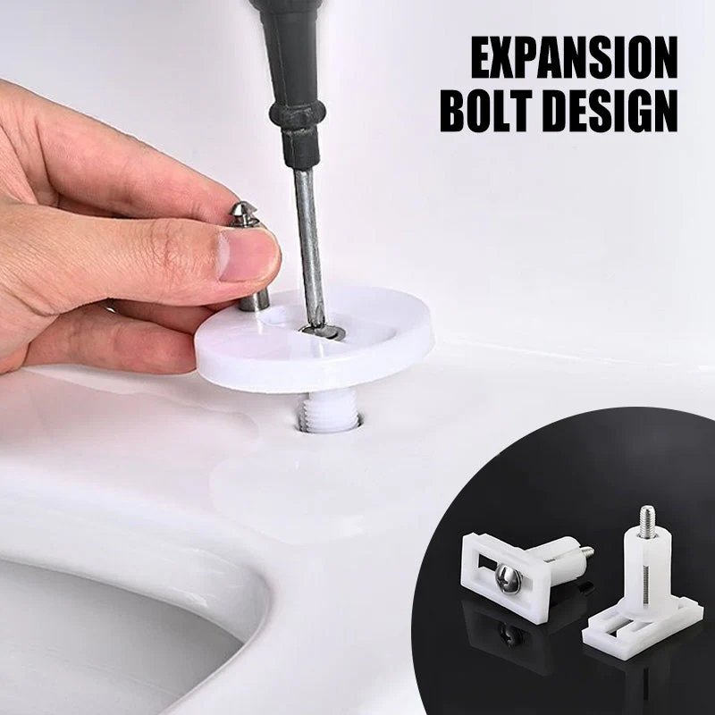 🎉Nieuwjaars Cadeau 50% KORTING!🚽Toiletbril Bevestigingsset (304 Roestvrij Staal) – Nooit Meer Wiebelen: Stevige Fixatie in Seconden (Universale Passing)! - Image 4