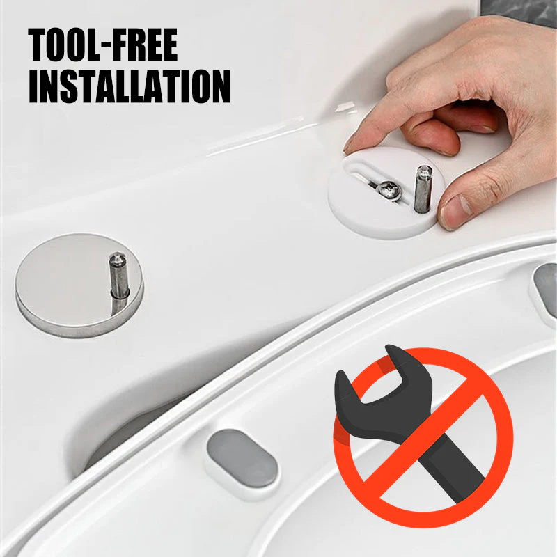 🎉Nieuwjaars Cadeau 50% KORTING!🚽Toiletbril Bevestigingsset (304 Roestvrij Staal) – Nooit Meer Wiebelen: Stevige Fixatie in Seconden (Universale Passing)! - Image 5