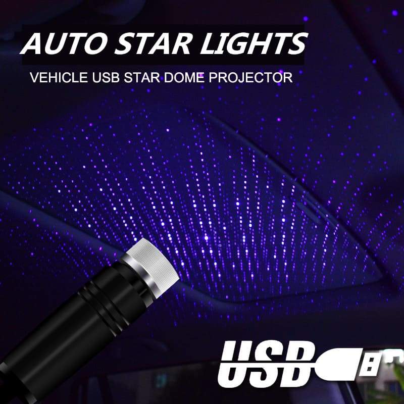 🎄Kerstdeal ALTIJD 50% KORTING!🚗 USB Sterrenhemel Ambient Light: Romantische Sterren Sfeer in Auto & Thuis – 360° Rotatie + 2 Kleuren！ - Image 2