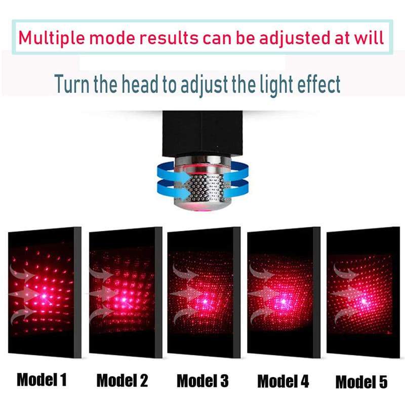 🎄Kerstdeal ALTIJD 50% KORTING!🚗 USB Sterrenhemel Ambient Light: Romantische Sterren Sfeer in Auto & Thuis – 360° Rotatie + 2 Kleuren！ - Image 5