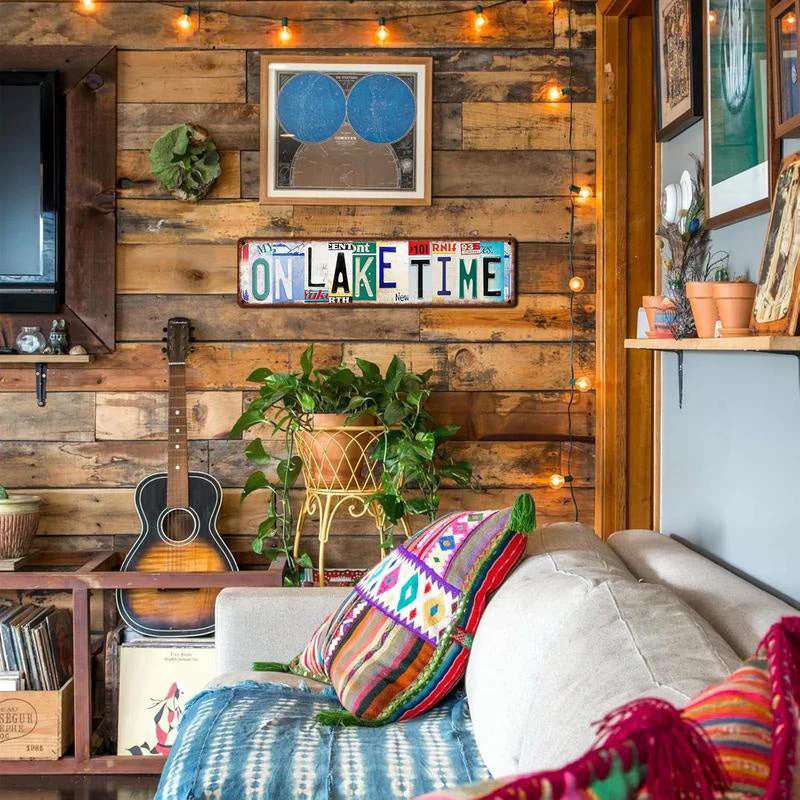 💘Valentijnsaanbieding: 50% Korting!💖 Vintage “Love You More” Kentekenplaat Blikken Bord – Rustieke Wanddecoratie & Cadeau! - Image 6