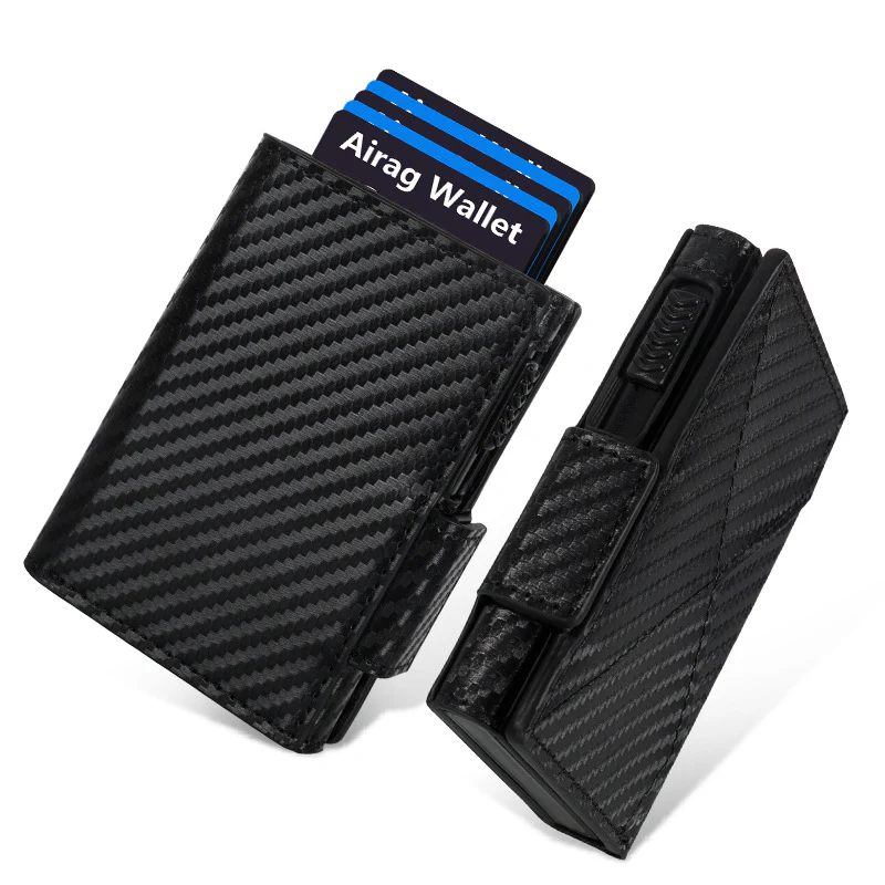 🌞Fris De Lente In Met 50% Korting!👝Slanke Herenportemonnee Met RFID & AirTag-Slot – Pop-Up Mechanisme & MagneetSluiting: Veilig & Overzichtelijk! - Image 4