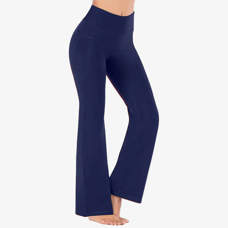🎉Nieuwjaars Cadeau 50% KORTING!🔥Ultra Sculpt Hoge Taille Buikcorrigerende Flare-Legging: Comfortabel Stretchstof + Functionele Zijvakken – Stylish Voor Yoga & Buiten! - Image 11