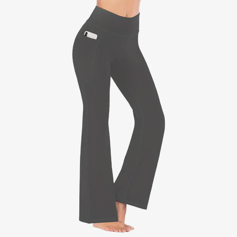 🎉Nieuwjaars Cadeau 50% KORTING!🔥Ultra Sculpt Hoge Taille Buikcorrigerende Flare-Legging: Comfortabel Stretchstof + Functionele Zijvakken – Stylish Voor Yoga & Buiten! - Image 14