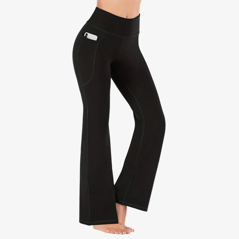 🎉Nieuwjaars Cadeau 50% KORTING!🔥Ultra Sculpt Hoge Taille Buikcorrigerende Flare-Legging: Comfortabel Stretchstof + Functionele Zijvakken – Stylish Voor Yoga & Buiten! - Image 2