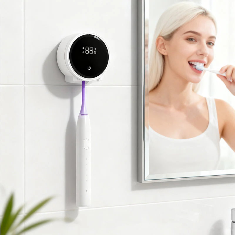 🌞Fris De Lente In Met 50% Korting!🦷UV-C Tandenborstel Sterilisator | 99% Desinfectie & Automatisch Drogen | Borenvrij Wandmontage - Image 9