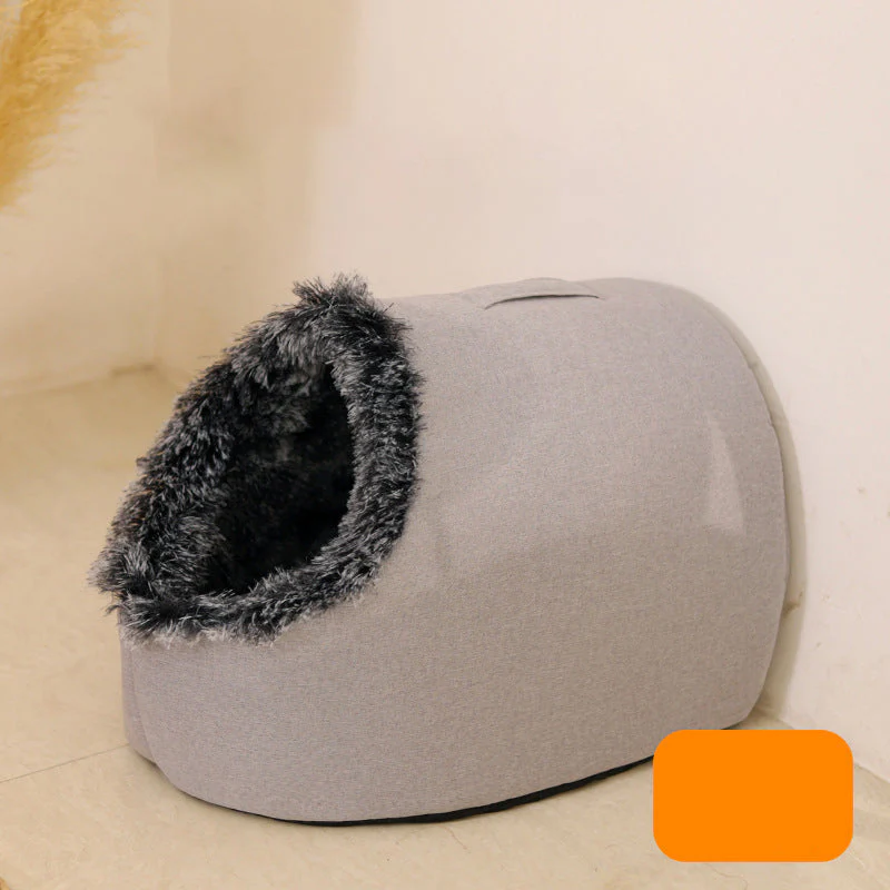 🐾❄️ Winter Warm Huisdiergrot Bed – Cosy Shelter, Geïsoleerd & Stijlvol Neutraal Design! - Image 11