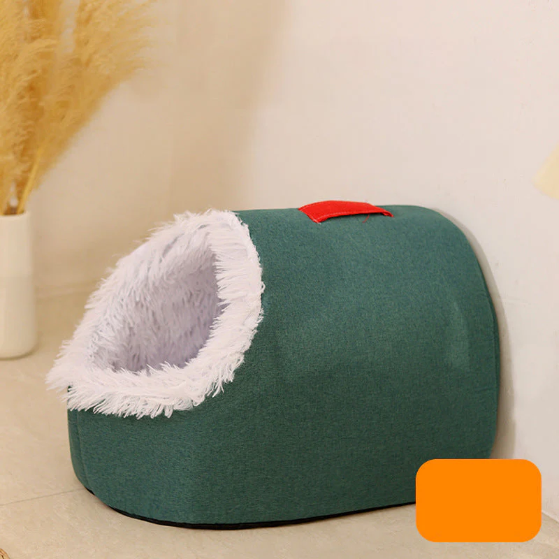 🐾❄️ Winter Warm Huisdiergrot Bed – Cosy Shelter, Geïsoleerd & Stijlvol Neutraal Design! - Image 9