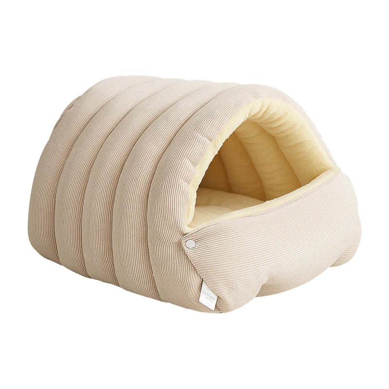 🐾🔥 Pluche Warmte-Isolerende Huisdierenhol – Gezellig Comfort, Verstelbare Opening & Ondersteunende Vulling! - Image 12