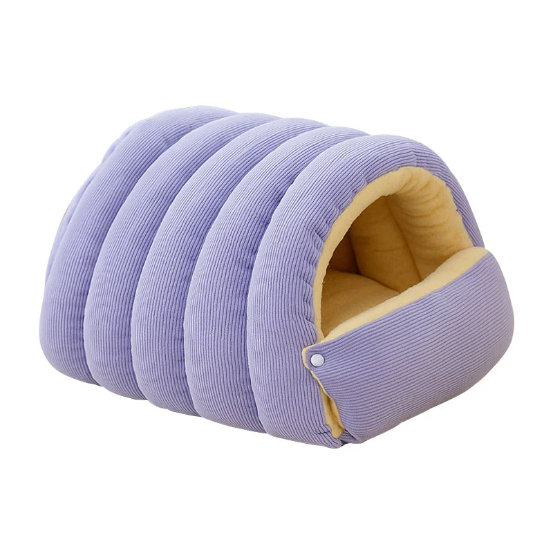 🐾🔥 Pluche Warmte-Isolerende Huisdierenhol – Gezellig Comfort, Verstelbare Opening & Ondersteunende Vulling! - Image 13