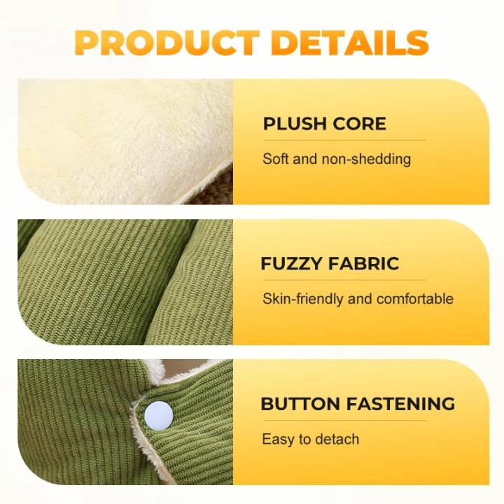 🐾🔥 Pluche Warmte-Isolerende Huisdierenhol – Gezellig Comfort, Verstelbare Opening & Ondersteunende Vulling! - Image 6