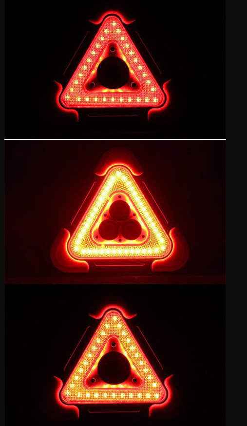 🎉Nieuwjaars Cadeau 50% KORTING! 🆘 3-IN-1 Driehoekige Solar Noodwaarschuwingslamp voor langs de weg ✨ - Image 7