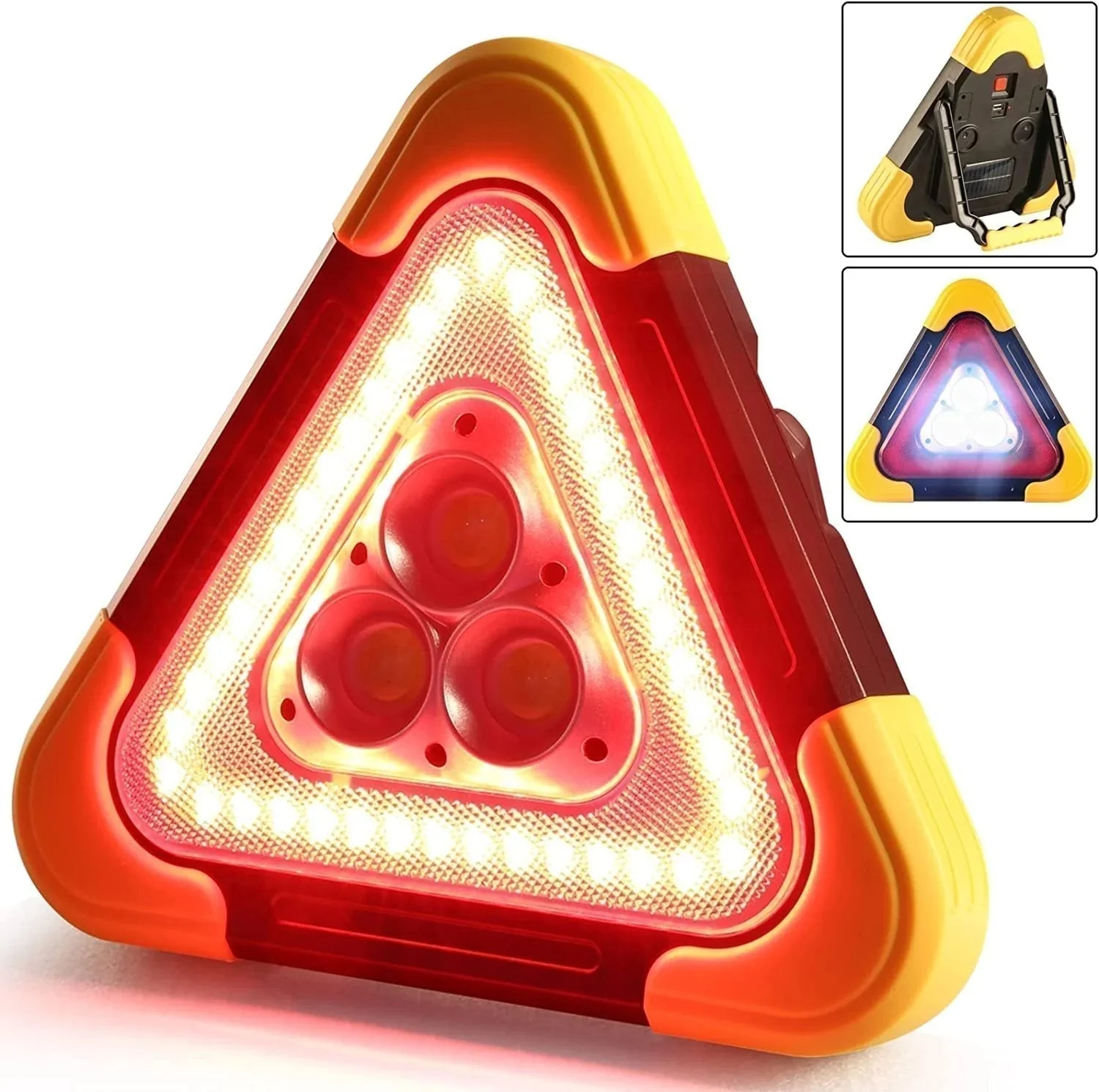 🎉Nieuwjaars Cadeau 50% KORTING! 🆘 3-IN-1 Driehoekige Solar Noodwaarschuwingslamp voor langs de weg ✨ - Image 8
