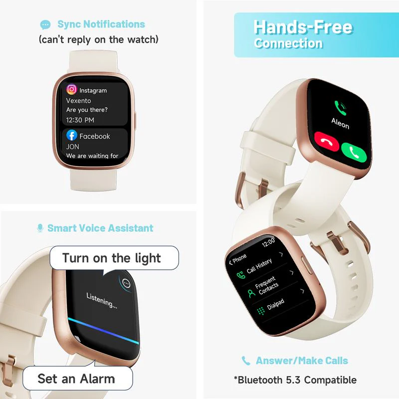 💪 Start 2026 Fit – Smartwatch met Slaap- & Activiteitstracker - Image 3