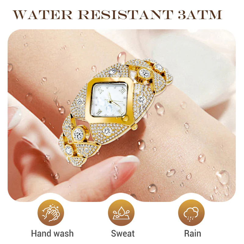 ⌚💎 Dames Retro Kwartshorloge met Fonkelende Strass – Elegant Vintage Design, Precise Quartz Uurwerk & Lichtgewicht Comfort (Alles matcht)! - Image 6