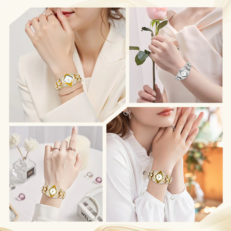 ⌚💎 Dames Retro Kwartshorloge met Fonkelende Strass – Elegant Vintage Design, Precise Quartz Uurwerk & Lichtgewicht Comfort (Alles matcht)! - Image 7