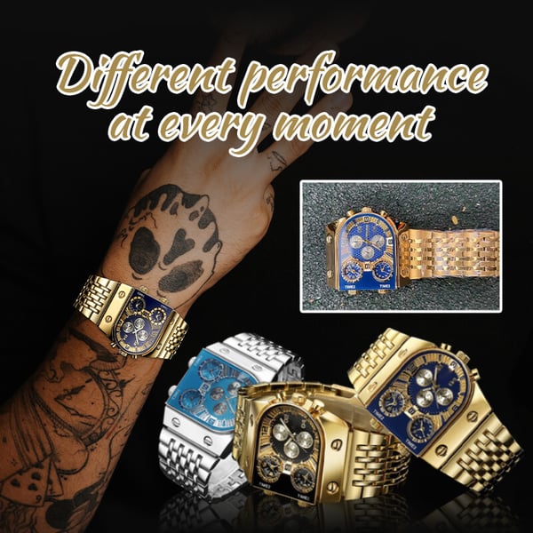 🎉Nieuwjaars Cadeau 50% KORTING!⌚Fashion Luxe Heren Horloge - 51mm Kast (304 Staal) & Chronograaf: Perfect Als Cadeau Voor Zakelijk/Dagelijks Gebruik! - Image 3