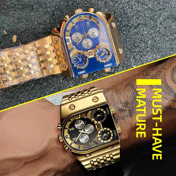 🎉Nieuwjaars Cadeau 50% KORTING!⌚Fashion Luxe Heren Horloge - 51mm Kast (304 Staal) & Chronograaf: Perfect Als Cadeau Voor Zakelijk/Dagelijks Gebruik! - Image 5
