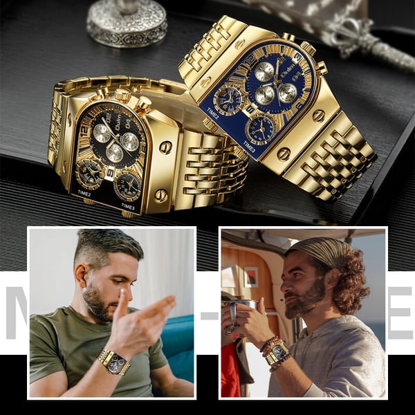 🎉Nieuwjaars Cadeau 50% KORTING!⌚Fashion Luxe Heren Horloge - 51mm Kast (304 Staal) & Chronograaf: Perfect Als Cadeau Voor Zakelijk/Dagelijks Gebruik! - Image 6