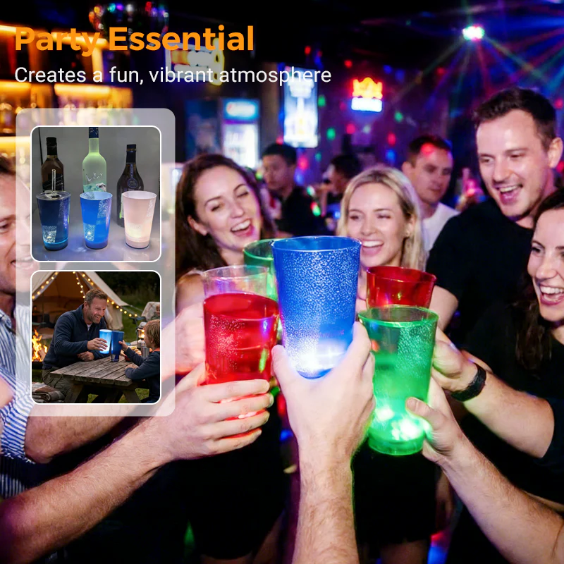 🌞Fris De Lente In Met 50% Korting!🥂 Watergeactiveerde LED-Beker (414ml) – Feestelijke Sfeer met Elke Slok! Perfect voor Parties & Bars! - Image 5