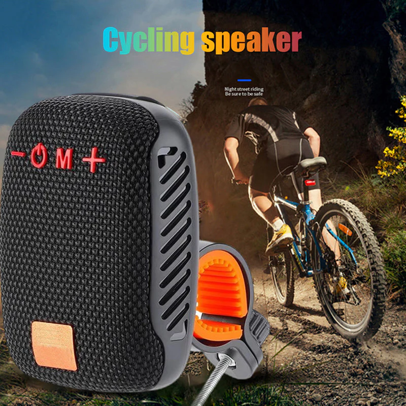 🎉Nieuwjaars Cadeau 50% KORTING!🔊 Waterdichte Bluetooth Fietsluidspreker met Montagebeugel – Geniet van Muziek Tijdens Je Rit!