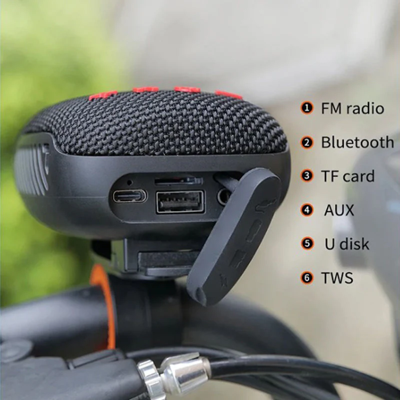 🎉Nieuwjaars Cadeau 50% KORTING!🔊 Waterdichte Bluetooth Fietsluidspreker met Montagebeugel – Geniet van Muziek Tijdens Je Rit! - Image 8