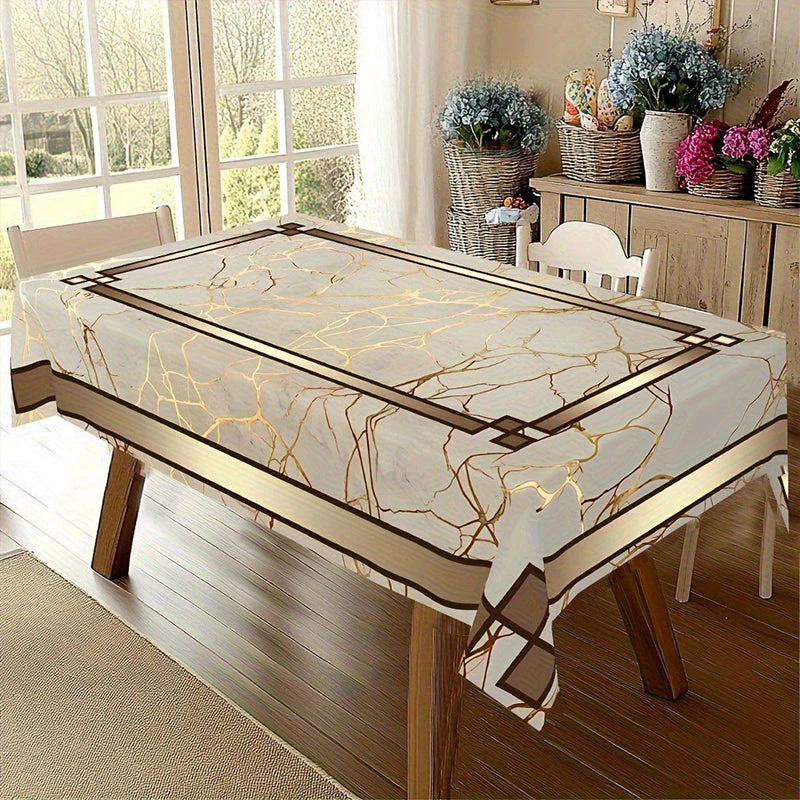 💘Valentijnsaanbieding: 50% Korting!🍽️ Waterdicht Tafelkleed met Marmerprint – Elegant & Vlekafstotend!