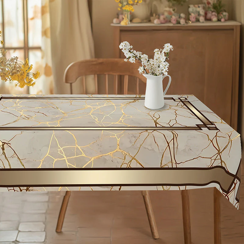 💘Valentijnsaanbieding: 50% Korting!🍽️ Waterdicht Tafelkleed met Marmerprint – Elegant & Vlekafstotend! - Image 9