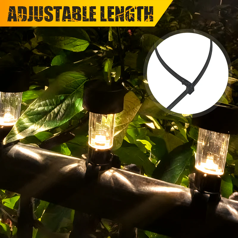 🌞Fris De Lente In Met 50% Korting!💧 Waterdichte Solar Lichtslingers voor Buiten - Sfeervolle Verlichting met Zonne-energie! ☀️ - Image 4