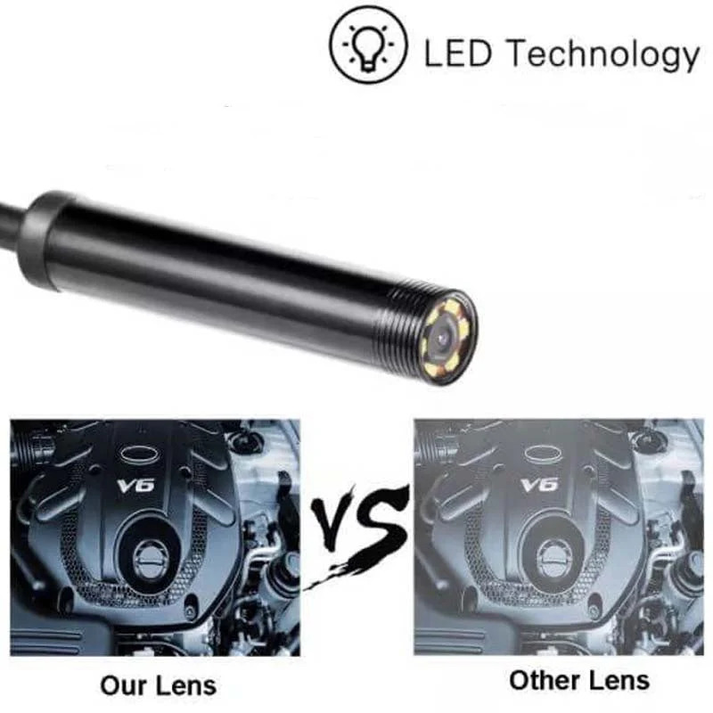 💘Valentijnsaanbieding: 50% Korting!🔍3-in-1 Waterdichte USB-Endoscoop – 6 LED's | HD Beeld | IP67 | Voor Android & PC! - Image 3