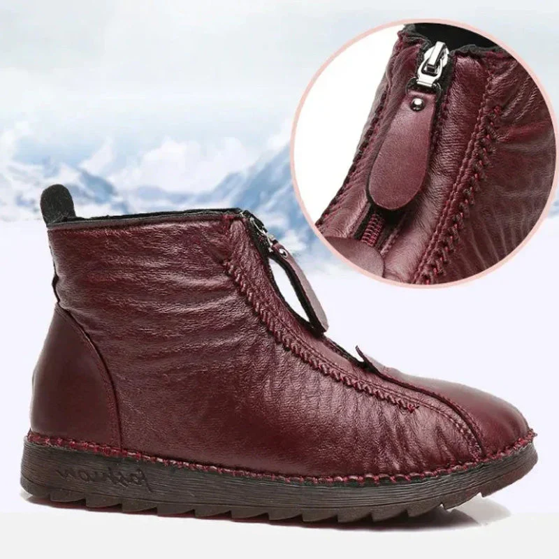 🔥 Warme Dames Winter Enkellaarsjes Met Rits - Comfort & Stijl Voor Koude Dagen! ❄️ - Image 8
