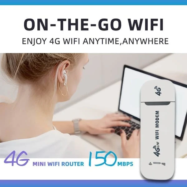🌞Fris De Lente In Met 50% Korting!📶2026 4G LTE USB Mobiele WiFi Router – Snel Internet Overal & Meerdere Apparaten! - Image 3